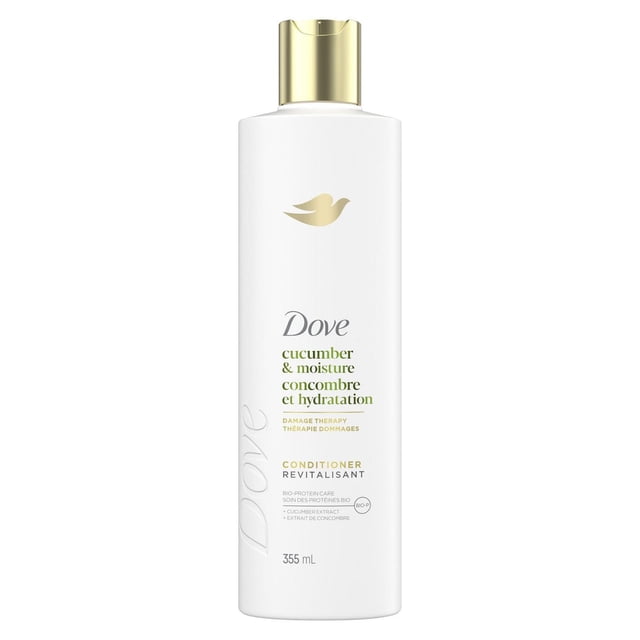 Dove Revitalisant Concombre et Hydratation Soin des Protéines Bio, 355 ml