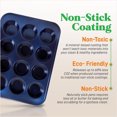 thumbnail image 4 of NutriChef 6 Piece Non Stick Kitchen Oven Carbon Steel Baking Pans, Blue, 4 of 7