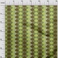 thumbnail image 2 of oneOone Polyester Lycra Dark Olive Green Fabric Scales Geometric Craft Projects Decor Fabric Printed By The Yard 56 Inch Wide, 2 of 4