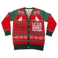 thumbnail image 1 of Elf Santa Jacquard Ugly Christmas Sweater, 1 of 3