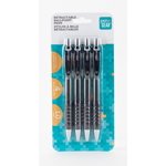 PEN + GEAR PL P+G 4PK BP RT BLK, 1.0MM