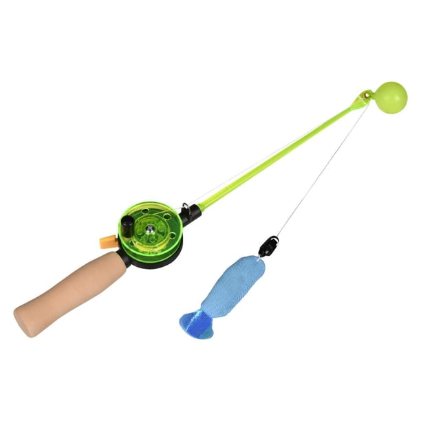 cheap kids play fishing poles Feradny 20 Pcs Wooden Magnetic Mini Magnetic Fishing Rods Toy Fishing Pole for Kindergarten Preschool Boys Girls Fishing Game Activity, 5 Colors : Toys & Games The fiberglass rod has a medium/light power Catch & Count Fishing Game