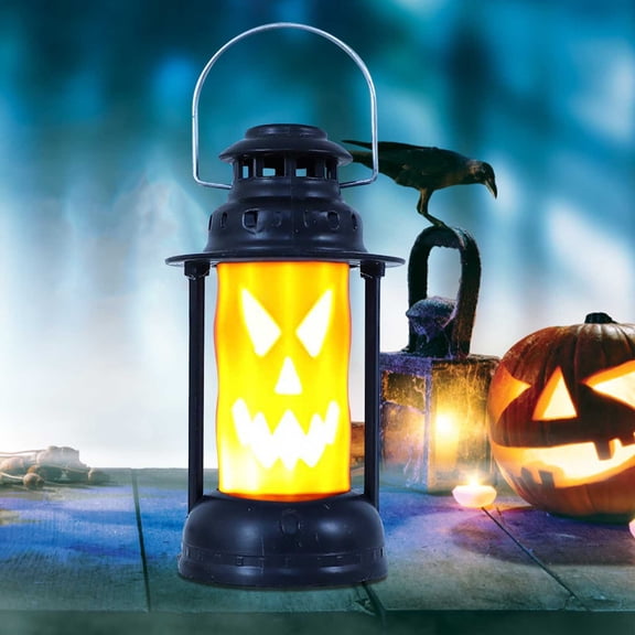 Halloween Decorations Outdoor Halloween Costume Skull Kerosene Lamp Prop Decoration