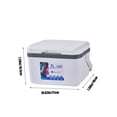 thumbnail image 3 of Kadlawus Portable Glacière Boîte Isolée pour l'Extérieur, Glacière Rigide Étanche, Glacière à Rétention de Glace jusqu'à 4 Heures, pour Plage Camping Tailgate Sports, 3 of 6