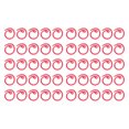 thumbnail image 2 of 50 Pcs Marqueurs de Point de Métal Marqueurs en Spirale Crochets de Crochet Multifonctions à Verrouillage Haute Résistance et Résistance à la Rouille Marque de Départ et de Fin de Points avec Marqueurs de Point de Métal Brillants, 2 of 7