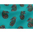 thumbnail image 4 of oneOone Viscose Jersey Fabric Paisley Block Print Fabric BTY 60 Inch Wide, 4 of 5