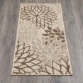 thumbnail image 3 of Ottomanson Jardin Collection Jute Backing Floral Design Indoor/Outdoor Rug, 3 of 7