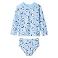 thumbnail image 1 of Hello Kitty Toddler Girls' Two Piece Rashguard Set, 1 of 1