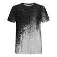 thumbnail image 5 of Qertyioot T-shirt à Manches Courtes Imprimé pour Hommes Col Rond Mode Décontractée Manches Courtes Liquidation, 5 of 5