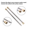thumbnail image 4 of Pressure Washer Surface Cleaner, Surface Cleaning Washer 1/4 Inch Interface with 2 Extension Wands for Driveways, 4 of 7