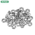 thumbnail image 4 of Uxcell 50 Pack Metric Hex Nuts M5 x 0.8mm Thread Stainless Steel Hexagon Nut for Machinery Automotive, 4 of 5