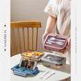 thumbnail image 4 of EQWLJWE Bento Lunch Box,Bento Lunch Box for Adults,Bento Box,Lunch Box Kids,Ideal Leakproof Lunch Box Containers,Bento Box for Kids,Microwave and Dishwasher Safe Lunch Box,Lunch Box with Tableware, 4 of 6