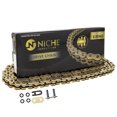 thumbnail image 4 of Niche Gold 520 X-Ring Chain 76 Links With Master Link Motorcycle 519-CDC2585H, 4 of 6