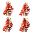 thumbnail image 2 of Frosted Rabbit Porte-Clés Acrylique Rouge Porte-Clés Délicat Moderne Porte-Clés Rouge Pendentif Fait Main Accessoires Porte-Bonheur Cadeaux pour Hommes Type 2, 2 of 9