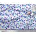 thumbnail image 3 of Soimoi Polyester Crepe Fabric Flower Watercolor Print Fabric by Yard 42 Inch Wide, 3 of 3