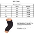 thumbnail image 2 of Knee Sleeve Pair Kneepad Pads Crashproof Antislip Basketball Leg Sleeve Protective Pad Support Guard Padded Breathable Compression Wear Hexpad - 2 Packs-Black, 2 of 7