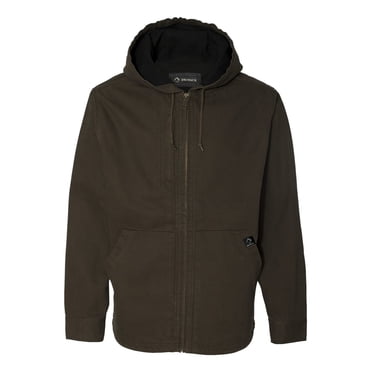 DRI DUCK Veste en Toile Toile Boulder Laredo avec Doublure Thermique, L, Tabac