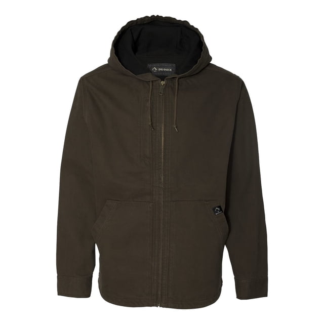 DRI DUCK Veste en Toile Toile Boulder Laredo avec Doublure Thermique, 2TG, Tabac