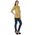 thumbnail image 5 of Haut Décontracté Été Robe d'Été Unie Tunique Boho Coton Vêtements pour Femmes, 5 of 5