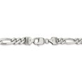 thumbnail image 3 of Sterling Silver 8mm Figaro Chain (Weight: 67.9 Grams, Length: 28 Inches), 3 of 4