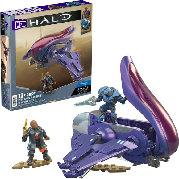 MEGA Halo Coffret de construction Banshee rebelle, 2 figurines