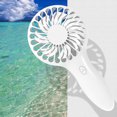 thumbnail image 2 of Coofit Personal Fan USB Charging Plastic Mini Portable Fan Office Fan with Handle, 2 of 5