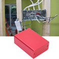 thumbnail image 3 of Circuit Board Instrument Aluminum Cooling Box DIY Electronic Project Enclosure Case Frosted Red - Really  Products,Not A Pile Of Garbage, 3 of 8