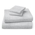 thumbnail image 2 of Mainstays Kids 220TC Cotton Chambray Gray Queen, 4 Piece Sheet Set, 2 of 8