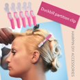 thumbnail image 2 of 5x Pinces à Cheveux Alligator Pince à Cheveux de Salon (Rose), 2 of 8