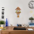 thumbnail image 4 of Birdeem Cuckoo Cuckoo Wall Clock Chime Alarm Clock Retro Clock Wooden Living Room Clock, 4 of 12