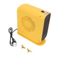 thumbnail image 3 of Mini Space Heater Fast Heating Adjustable Temp Portable Desktop Electric Fan Heater for Office Bedroom Cartoon Yellow US Plug 110V, 3 of 3