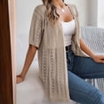 thumbnail image 4 of Duster Sweater Cardigan Open Knit Sweater Embroider Cardigan Womens plus Size Sweaters Knit Cardigans for Women plus Size Short Cardigan Womens plus Cardigans Womens Duster Cardigan 3x Sweaters, 4 of 4