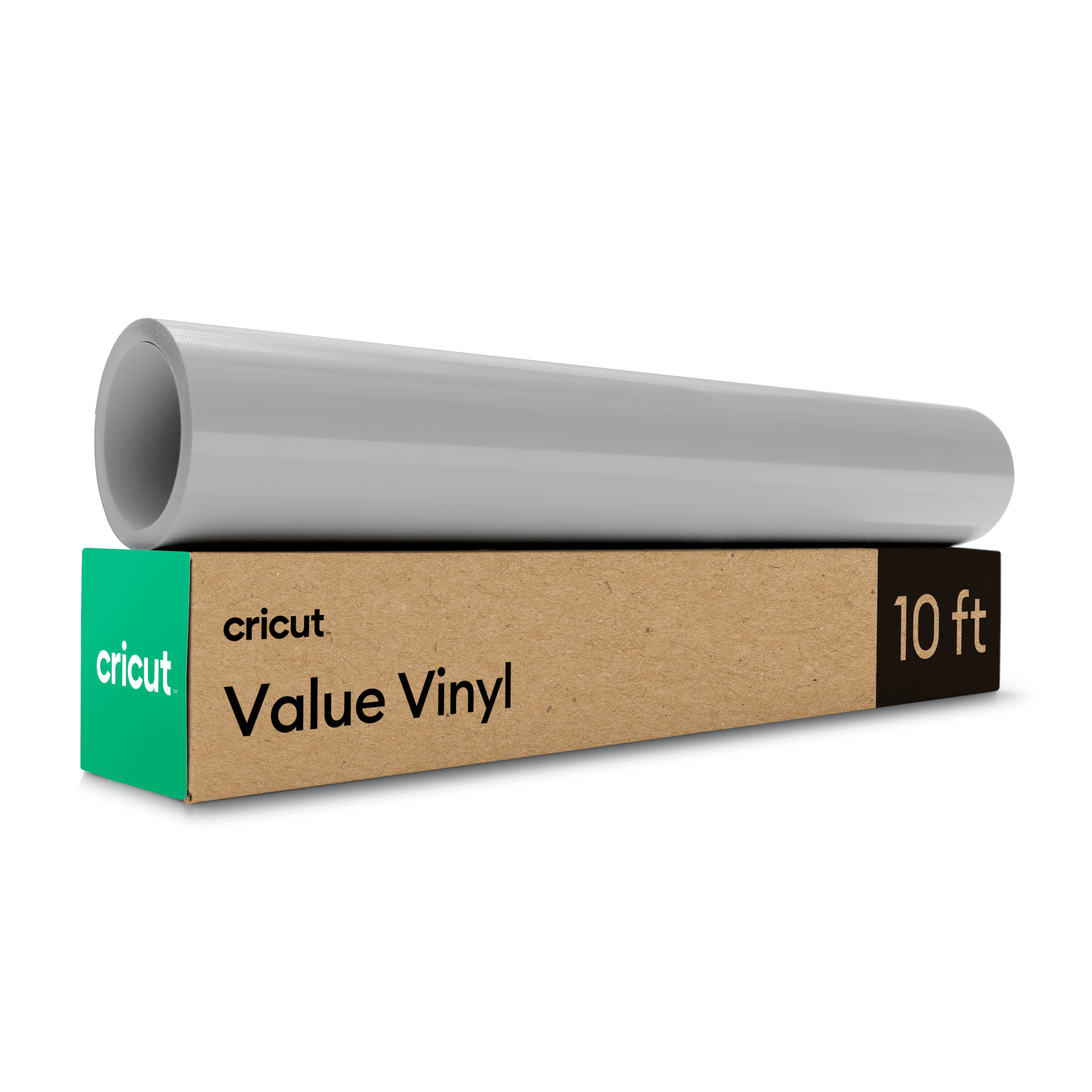 Vinyle économique Cricut™ de 30,5 cm × 3 m (12 po × 10 pi), gris