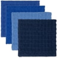 thumbnail image 4 of Mainstays 4 Pieces, Waffle Dishcloths, Navy Blue, 4 of 7