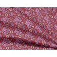 thumbnail image 5 of oneOone Rayonne Rose Tissu Rétro Carte Tissu Matériel Tissu Imprimé par la Cour 56 Pouces de Large, 5 of 5