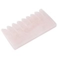 thumbnail image 4 of Natural Rose Quartz Comb Scrapping Plate Health Healing Care Massage Stone, 4 of 14