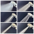 thumbnail image 5 of Binwennn High Pressure Shower Head 6 Settings Handheld Showerhead With ON/Off Full Shutoff Push Button And To Control Flow Angle Adjustable Water Saving Body Sprays 4 Types Of Of Adapters Light up, 5 of 5