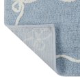 thumbnail image 2 of Tapis de bain en coton Mainstays Bows, bleu, 16" x 24", 2 of 4