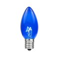 thumbnail image 2 of Novelty Lights 100' C9 Blue Incandescent Christmas String Light Set, Outdoor Christmas Light String, Christmas Bulbs, Roofline Light String, Outdoor String Lights, White Wire, 2 of 6