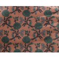 thumbnail image 4 of oneOone Georgette Viscose Fabric Leaves & Floral Block Print Fabric By The Yard 42 Inch Wide, 4 of 4