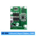 thumbnail image 2 of 4S 12.8V 16.8V 20A 32700 BMS 18650 Li-ion Protection Board For 14.4VScrewdriver 12V Interrupted Power Supply Use ,Well Designed, 2 of 7
