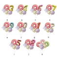 thumbnail image 4 of kurtrusly 32 Inch Birthday Balloon Set Birthday Party Decoration Donut Number Star Balloon Set Type 4, 4 of 7