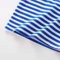 thumbnail image 4 of WRKEKC T-Shirts pour Garçons, Hauts d'Été pour Garçons, T-Shirts de Sport à Manches Courtes Décontractés d'Été pour Enfants à Col Rond à Rayures Imprimées, 4 of 5