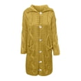 thumbnail image 4 of 2025 Cardigan à Capuche pour Femmes Cardigans Maïs Soufflé pour Femmes Chandail Grande Taille Poche Chandails pour Femmes Grande Taille à devant Ouvert Boutonné Manches Longues Manteau, 4 of 5