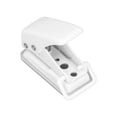 thumbnail image 3 of Hole Puncher, Durable Exquisite Hole Punch Convenient Storage Lock Design  For Stationery For Card Crafts For Scrapbooks Paper White,Transparent, 3 of 8