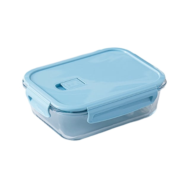 Kyusrd Glass Bento Box Can Be Microwave Oven Students Heated Lunch Box Office Fresh-keeping Box