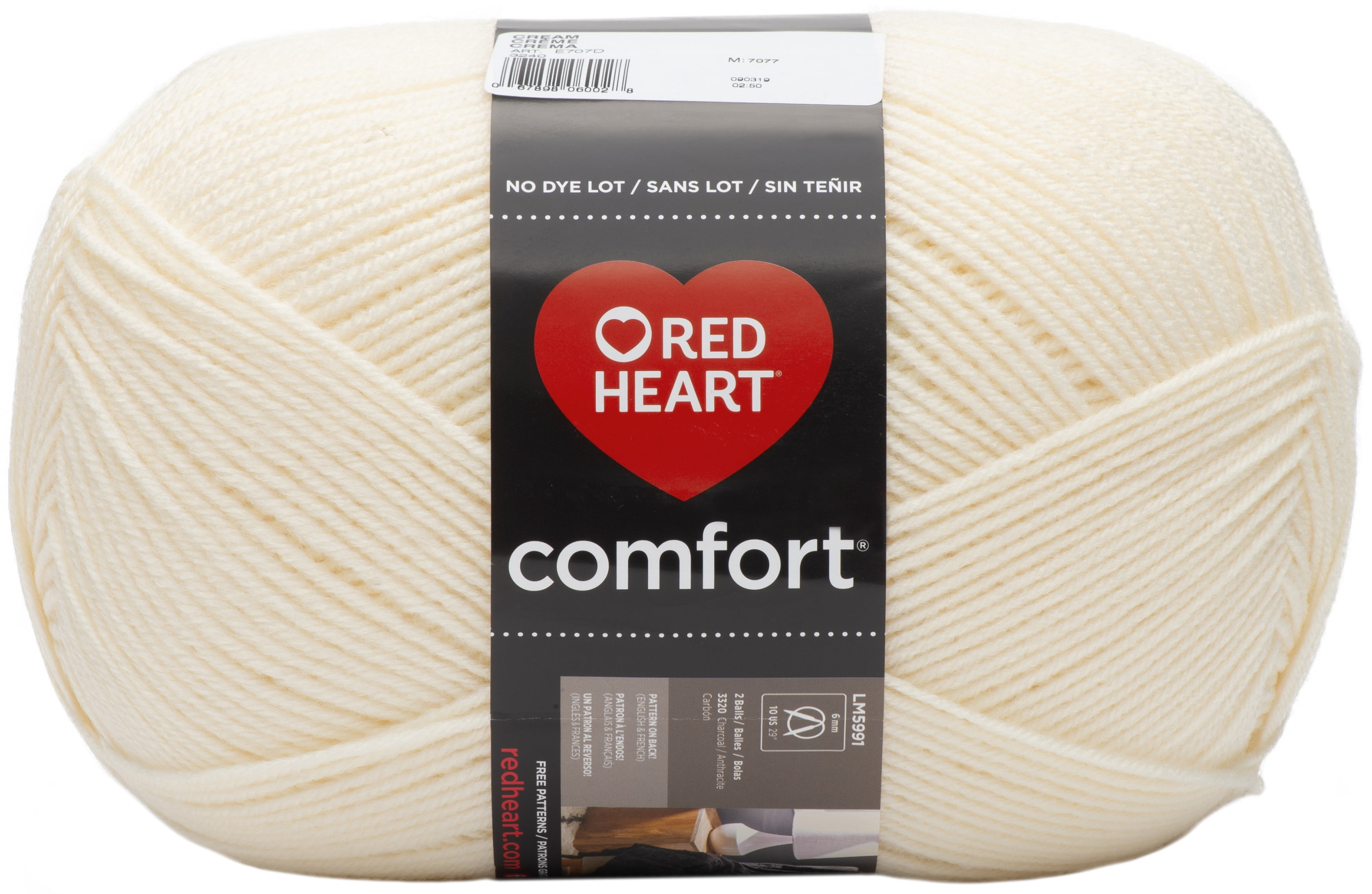 Red Heart® Fil Comfort®, Solide, Acrylique #4 Moyen, 16oz/454g