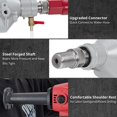 thumbnail image 3 of GloryStar Handheld Diamond Core Drill Rig (1500W) – Wet/Dry Use, 1880RPM Stepless Speed, 1-1/4" Thread, Includes 2" Drill Bit, Ideal for Concrete, Brick, Stone Walls, 3 of 7