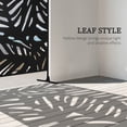 thumbnail image 4 of Outsunny Metal Outdoor Privacy Screen with Stand for Garden Backyard Black, 4 of 10