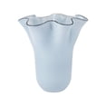 thumbnail image 4 of Anko Ruffle Blue Glass Vase, 4 of 4